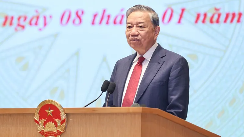 Toàn văn phát biểu chỉ đạo của Tổng Bí thư Tô Lâm tại Hội nghị toàn quốc Chính phủ và chính quyền địa phương