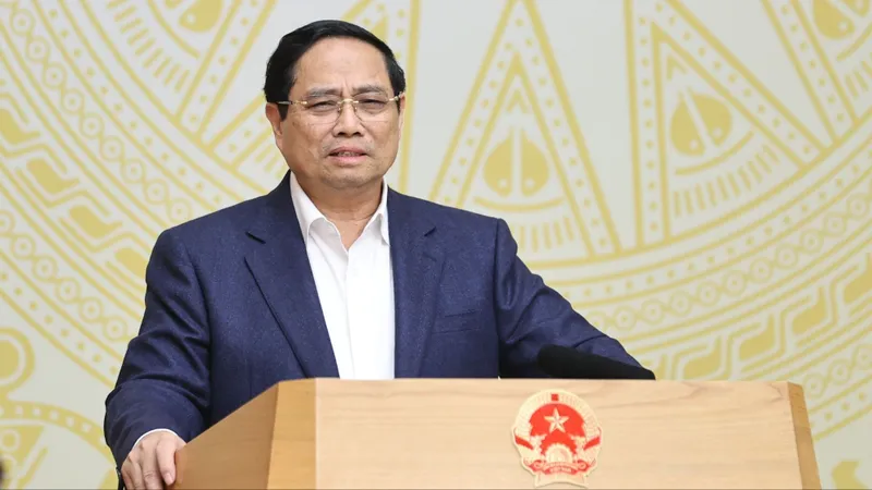 Thủ tướng Phạm Minh Chính phát biểu tại phiên họp