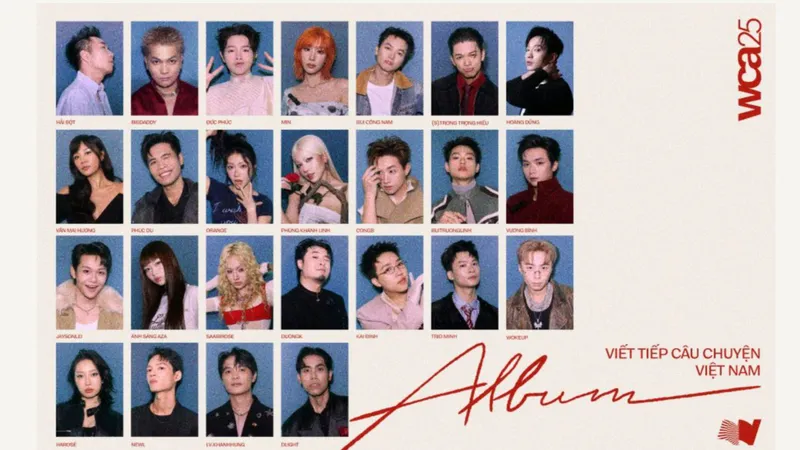 Văn Mai Hương, Đức Phúc cùng hơn 20 nghệ sĩ “khuấy đảo” Album WeChoice Awards 2025