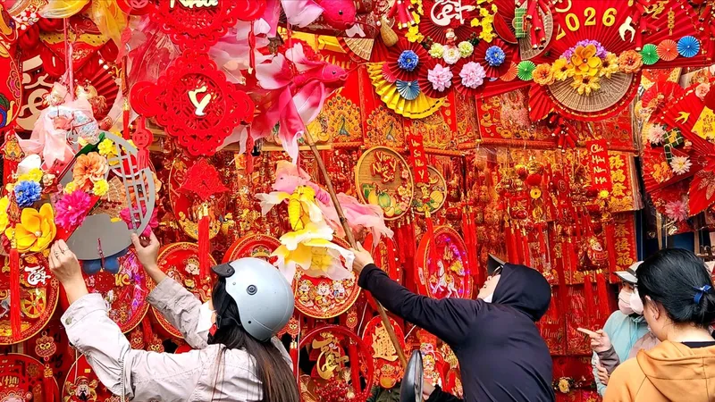 Rực rỡ phố tết