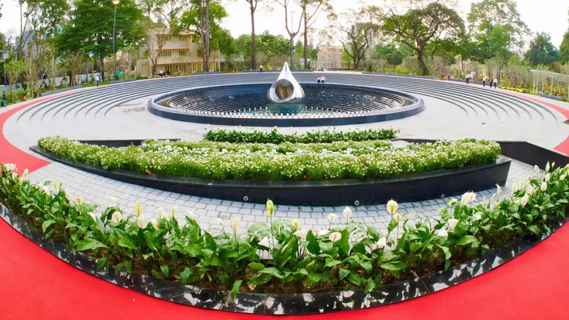 Hình ảnh bên trong công viên số 1 Lý Thái Tổ trước giờ khánh thành