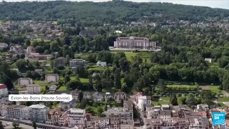 Thị trấn nghỉ dưỡng Evian-les-Bains, nơi diễn ra Hội nghị thượng đỉnh G7 năm 2026. Ảnh: FRANCE 24