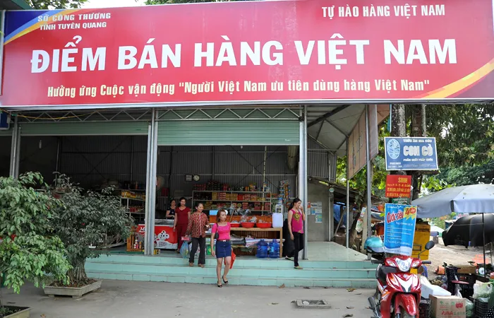 Một điểm bán hàng BOTT