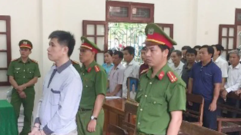 Bị cáo Phạm Văn Thông tại phiên tòa