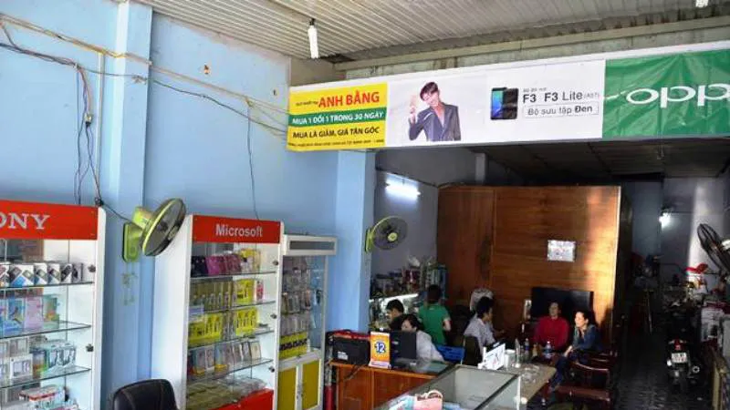 Hình ảnh cửa hàng nơi xảy ra vụ việc