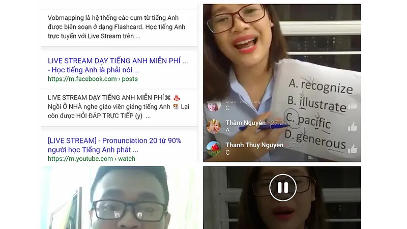 Dạy học qua livestream đang được nhiều người lựa chọn