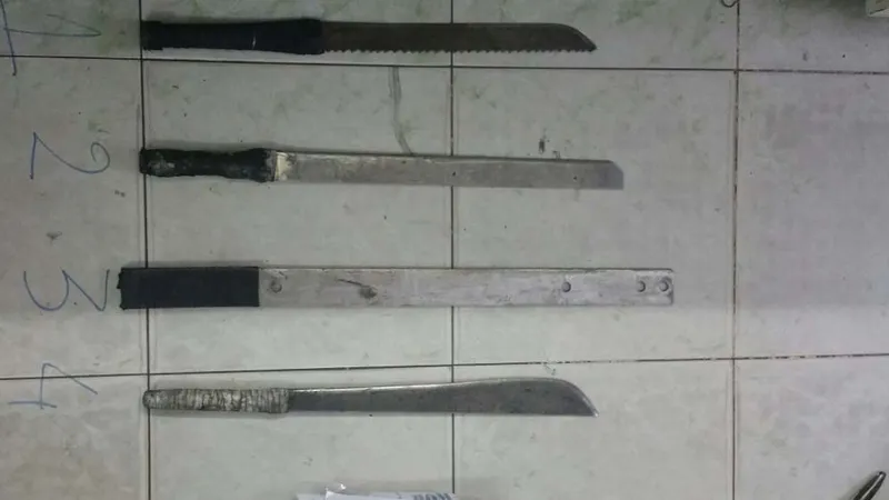  Hung khí gây án bị công an thu giữ