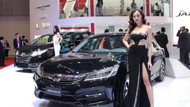 Dòng xe Honda Accord tại triển lãm