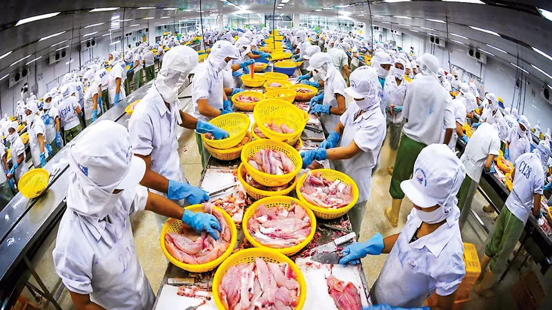 4 tháng đầu năm 2026, nhóm hàng nông - lâm - thủy sản xuất siêu 5,39 tỷ USD