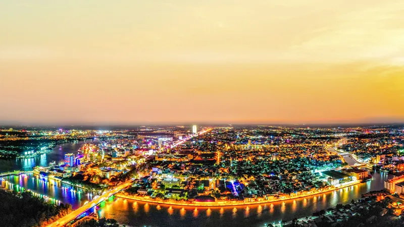 Một góc TP Cần Thơ về đêm