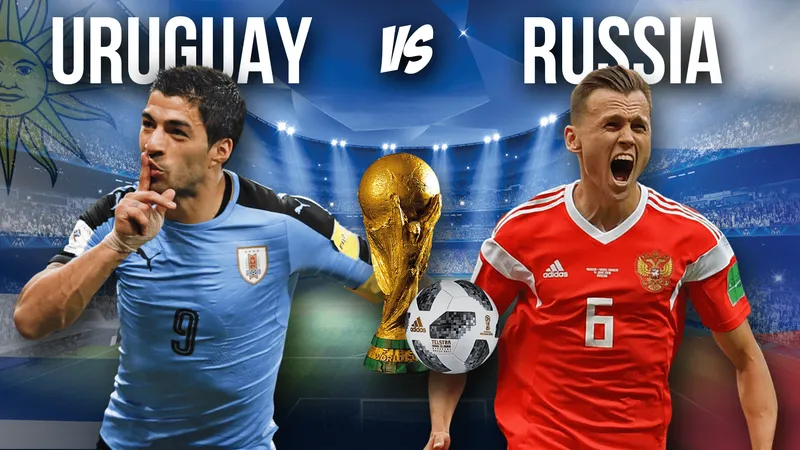 Uruguay - Nga: Quyết chiến giành ngôi đầu bảng
