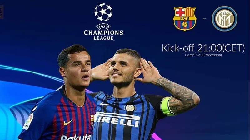 Coutinho (Barcelona) và Mauro Icardi (Inter)