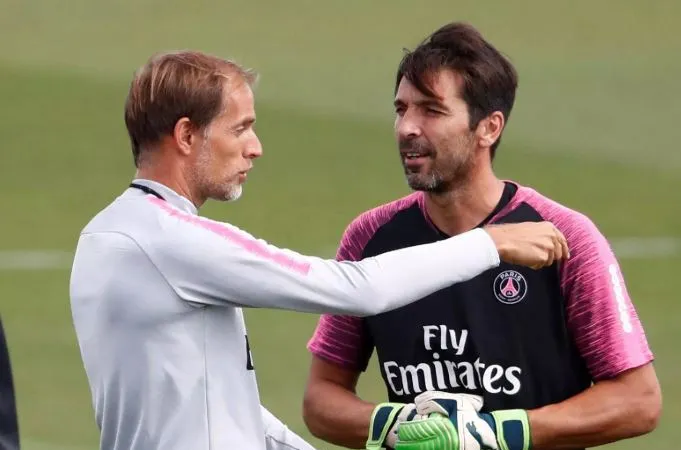 Tuchel và Gigi Buffon