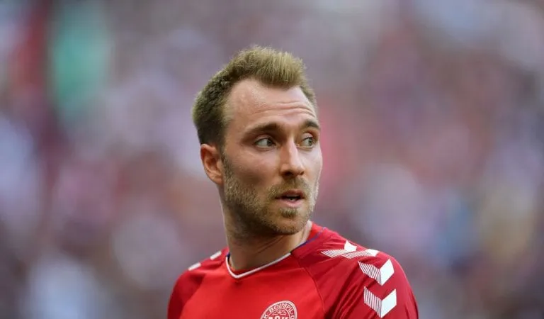 Tiền vệ người Đan Mạch Christian Eriksen.