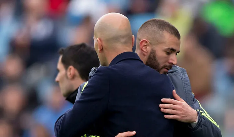 Karim benzema và HLV Zidane