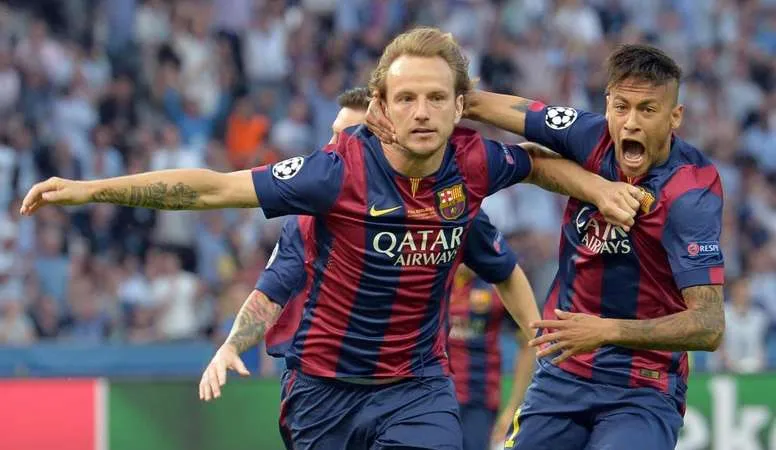 Ivasn Rakitic và Neymar ở Barca.