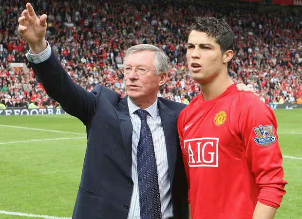 Sir Alex Ferguson và cậu học trò cưng Cristiano Ronaldo