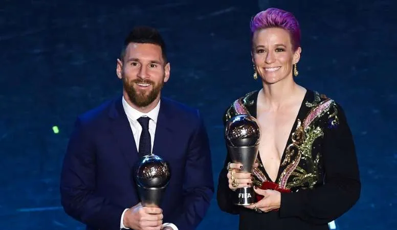 Messi ở lễ trao giải FIFA The Best 2019
