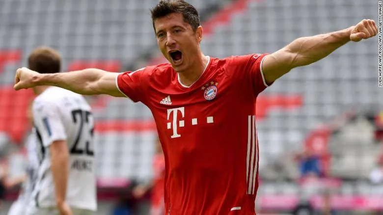 Tiền đạo Robert Lewandowski (Bayern)