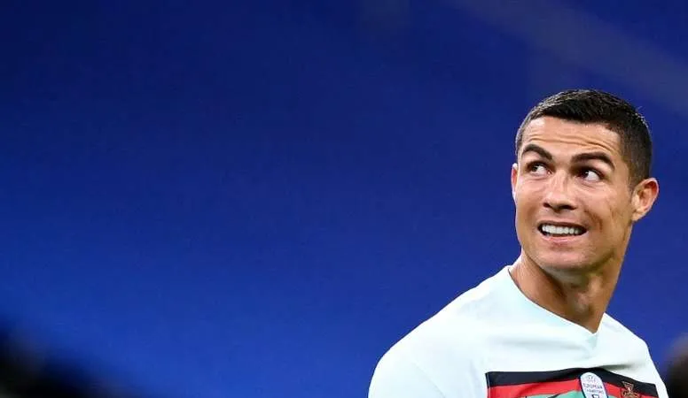 Ronaldo trong màu áo tuyển Bồ Đào Nha