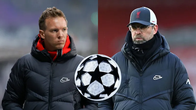 Julian Nagelsmann và Jurgen Klopp