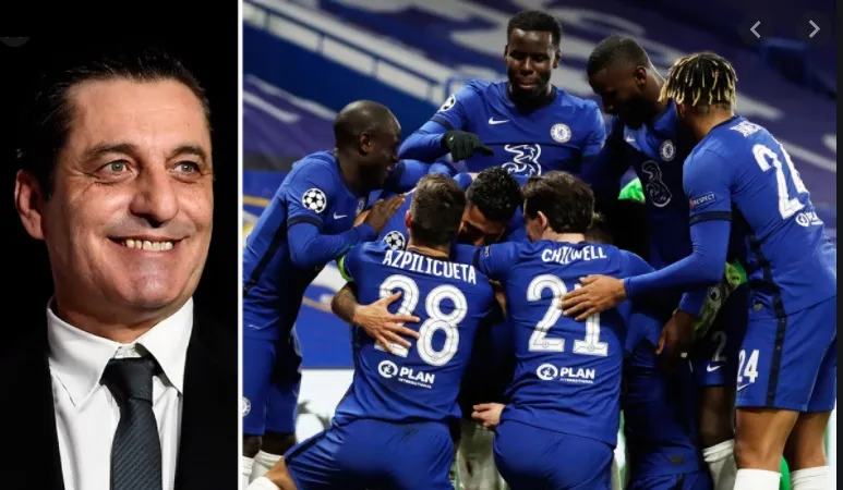 Huyền thoại Paulo Futre nởi giện khi biết Chelsea ăn mừng kết quả bốc thăm