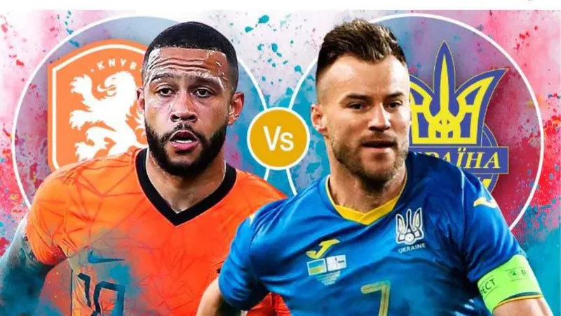 Memphis Depay và Andriy Yarmolenko 