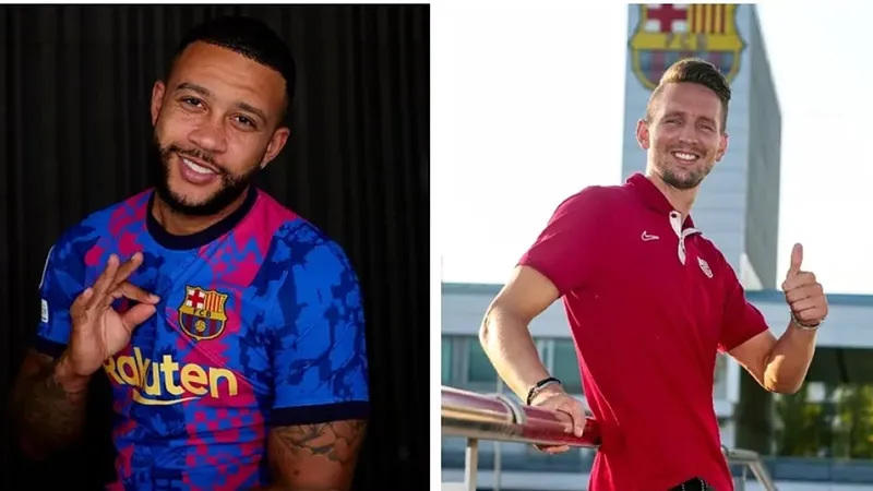 Memphis Depay và Luuk de Jong đã đủ tạo hỏa lực cho Barca