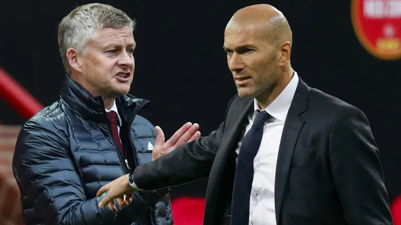Ole Solskjaer và Zinedine Zidane