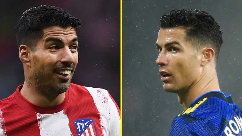 Luis Suarez và Cristiano Ronaldo