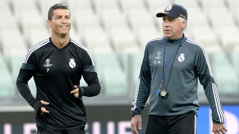 Ronaldo và Ancelotti thời còn ở Real Madrid