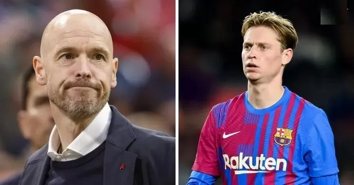 Erik ten Hag và cậu học trỏ cũ Frankie de Jong
