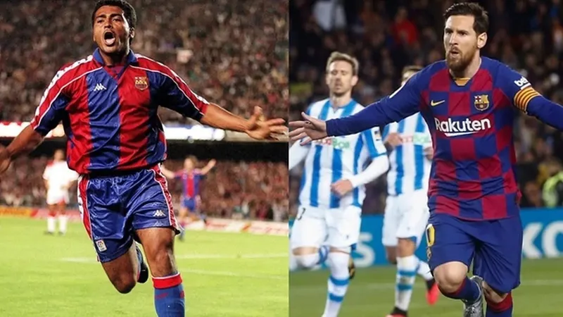 Romario quả quyết mình là tiền đạo giỏi nhất của Barcelona, còn Messi là tiền vệ xuất sắc