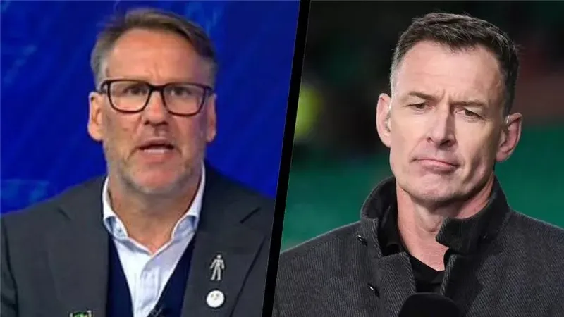 Cựu tiền vệ Arsenal Paul Merson và cựu tiền đạo Chelsea Chris Sutton