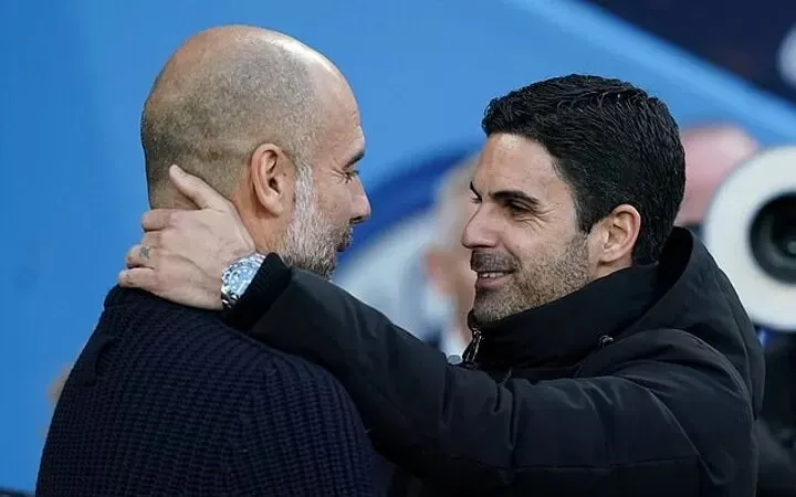 Pep Guardiola và Mikel Arteta sẽ cạnh tranh danh hiệu HLV mùa giải