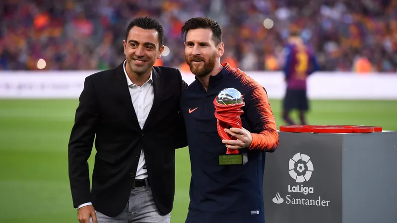Xavi và Messi