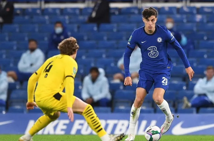 Kai Havertz chơi đa năng trên tuyến tấn công Chelsea