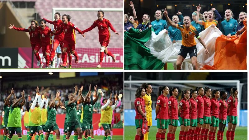 Việt Nam, CH Ailen, Zambia và Bồ Đào Nha đều lần đầu tiên dự World Cup