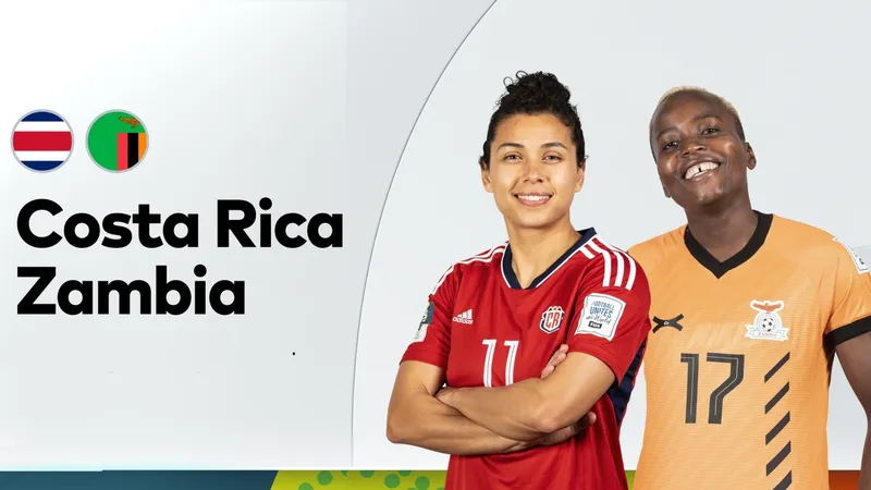 Costa Rica và Zambia đều chưa ghi nổi bàn nào