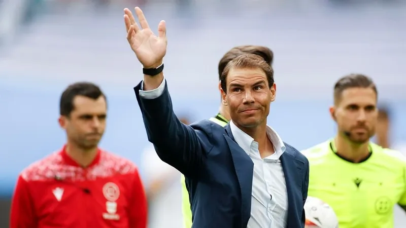 Rafa Nadal thường xuyên góp mặt trong những trận đấu của Real Madrid
