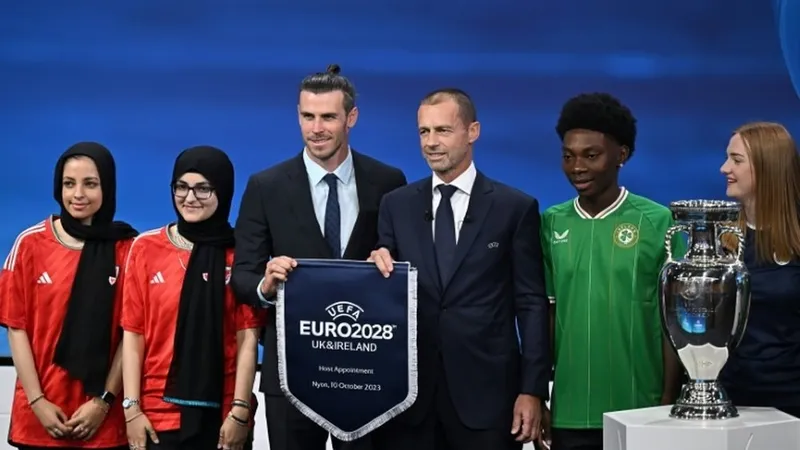 UEFA trao quyền đăng cai EURO 2028 cho Anh và Ailen