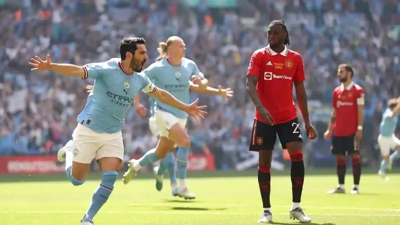 Man City thằng Man United ở chung kết cúp FA