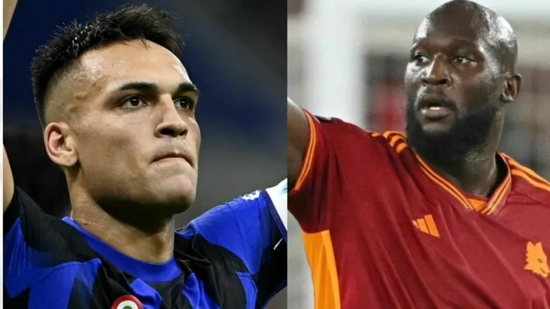 Lautaro Martinez và Romelu Lukaku
