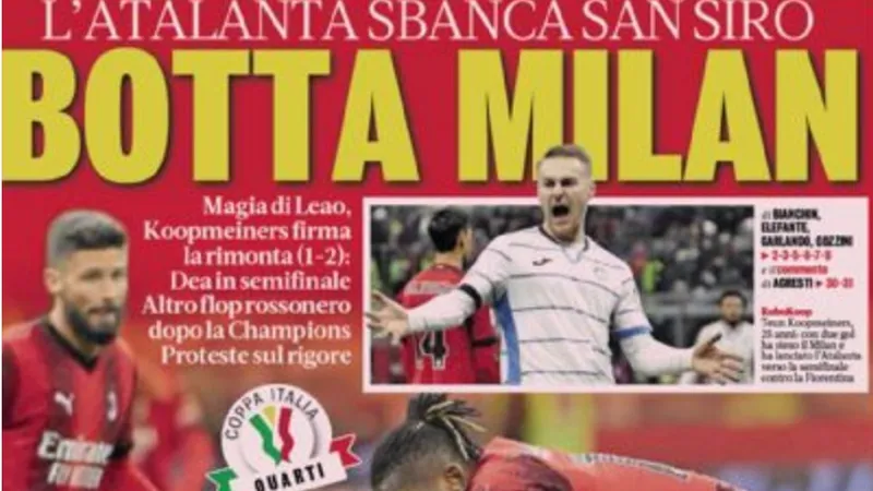 Trang nhất tờ Gazzetta dello Sport