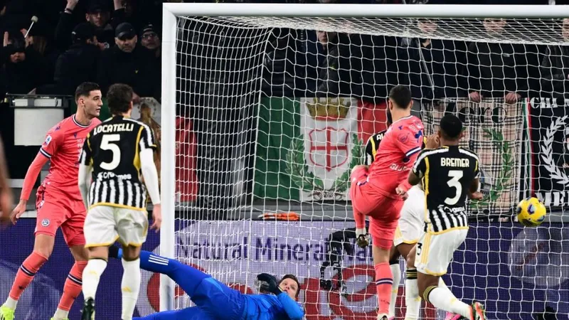 Lautaro Giannetti ghi bàn duy nhất vào lưới Juventus