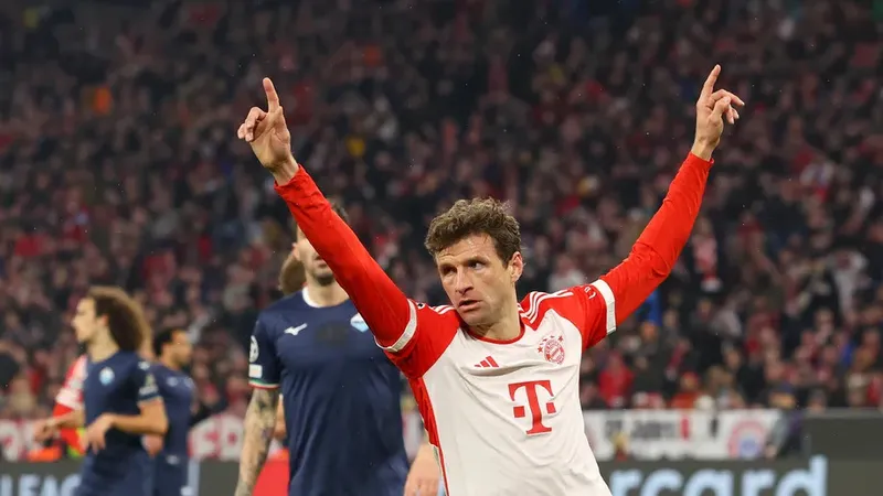 Lão tướng Thomas Muller tỏa sáng trước Lazio