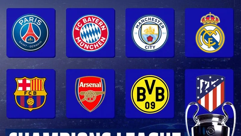 Kết quả bốc thăm vòng tứ kết Champions League