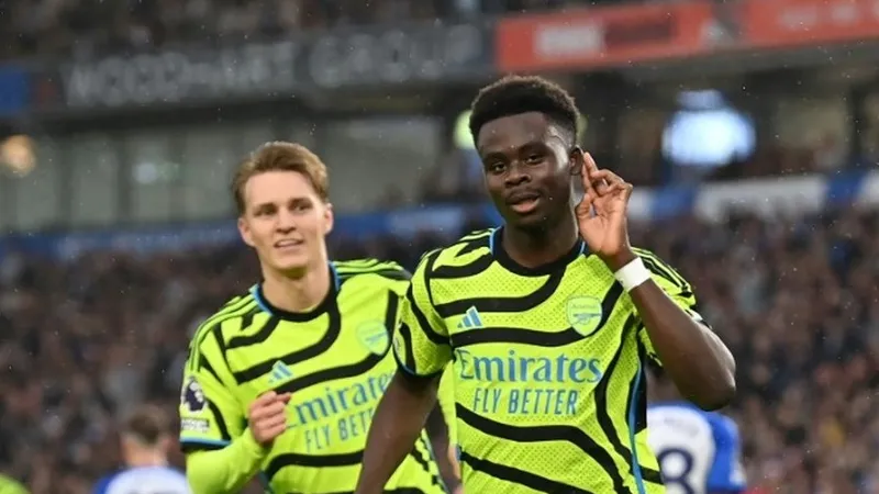 Martin Odegaard và Bukayo Saka đang chơi rất hay ở Arsenal