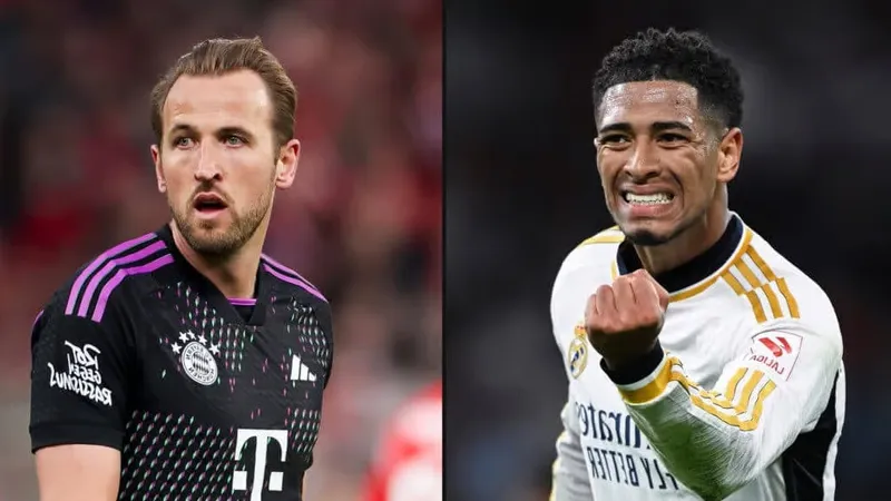 Harry Kane và Jude Bellingham