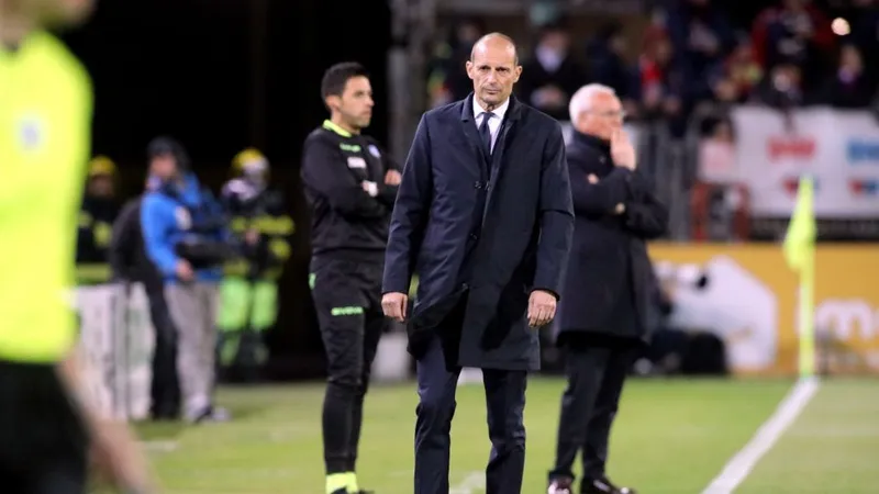 HLV Max Allegri có thể bị Juve sa thải sau khi thắng Cúp quốc gia